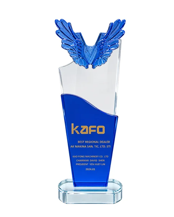 KAFO Best Regional Dealer 2024 ödül plaketi